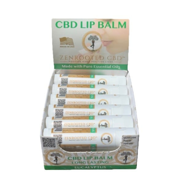 Eucalyptus CBD Lip Balm twelve-pack